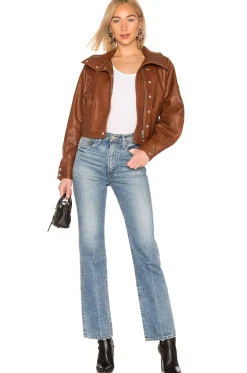 Oversized Leather Jacket