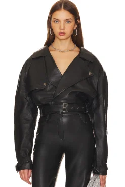 Oversized Leather Motorcycle Jacket