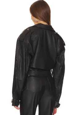 Oversized Leather Motorcycle Jacket