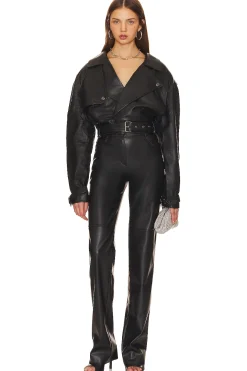 Oversized Leather Motorcycle Jacket