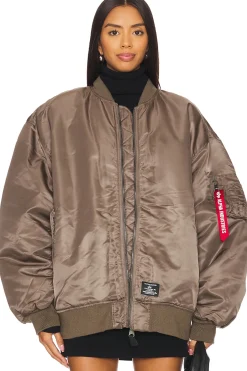 Oversized Ma-1 Flight Jacket
