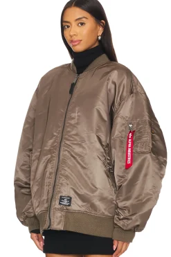 Oversized Ma-1 Flight Jacket