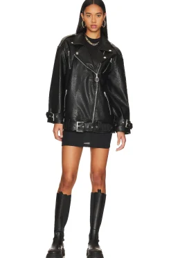 Oversized Moto Jacket
