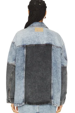 Oversized Patchwork Jacket