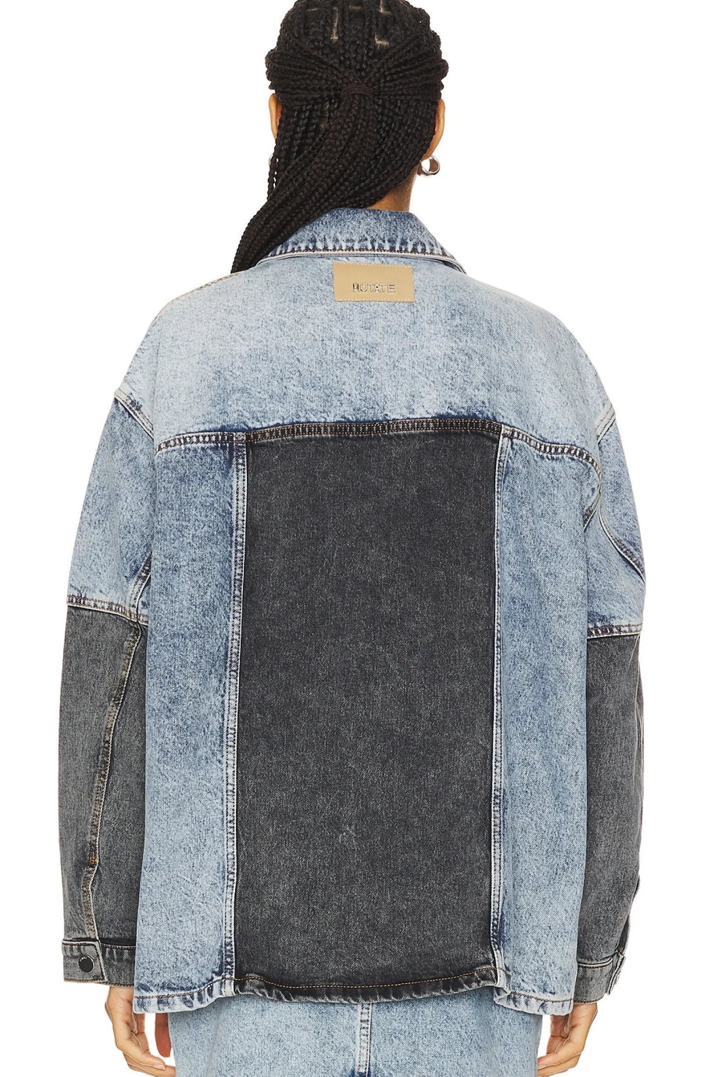 Oversized Patchwork Jacket