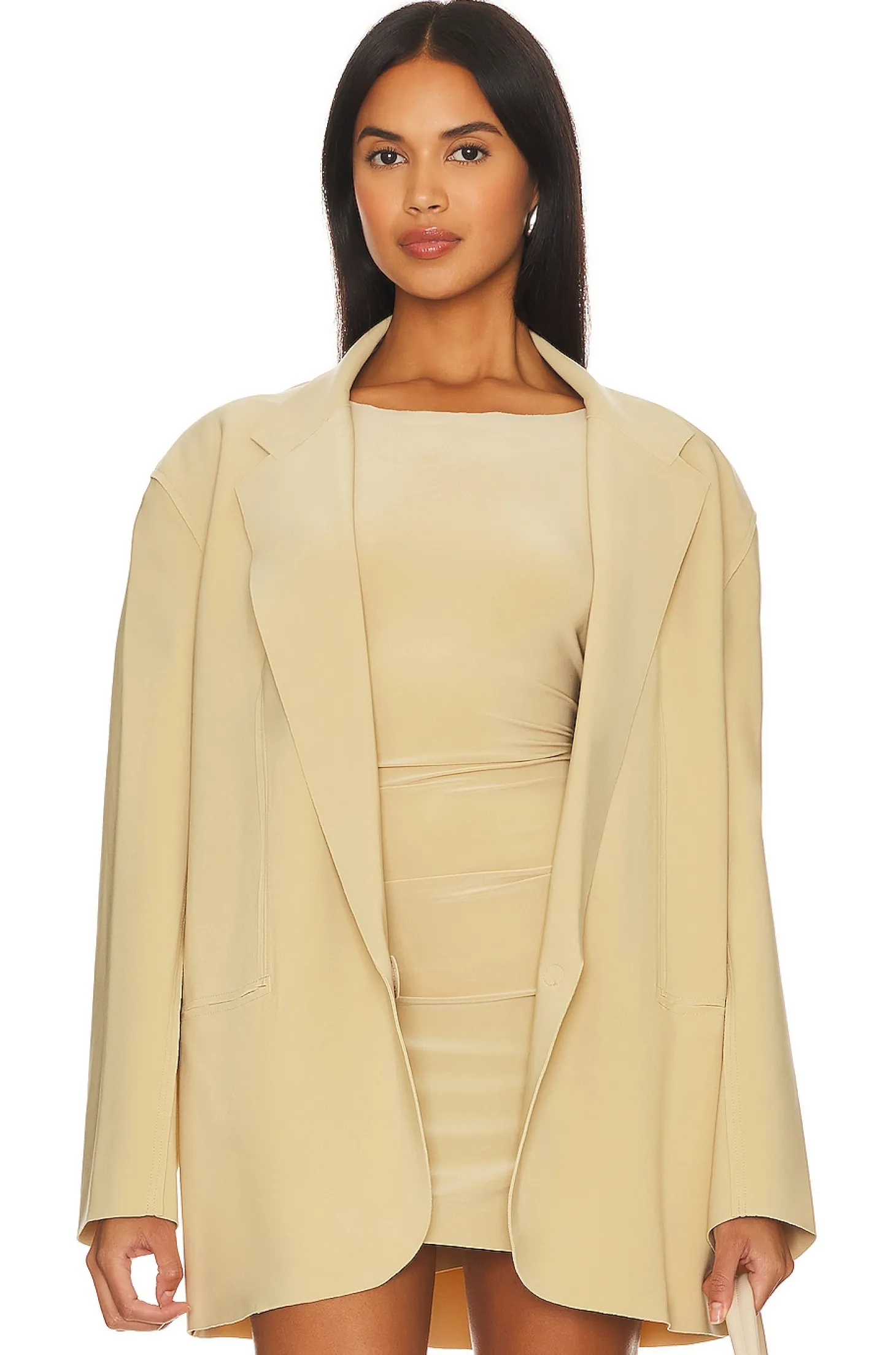 Oversized Single Breasted Jacket