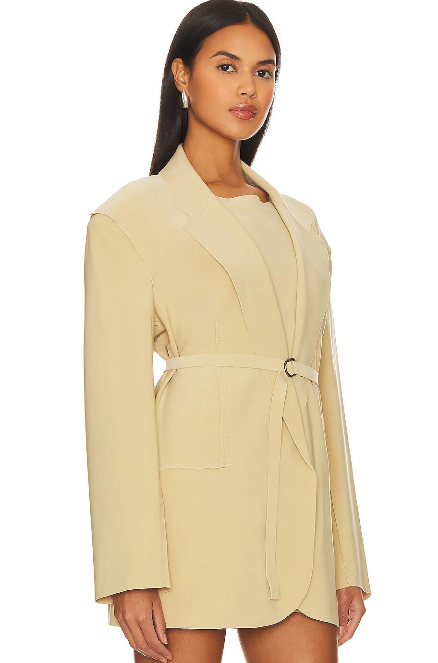 Oversized Single Breasted Jacket