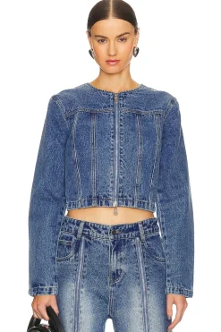 Panel Denim Jacket