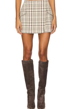 Payton Wrap Mini Skirt