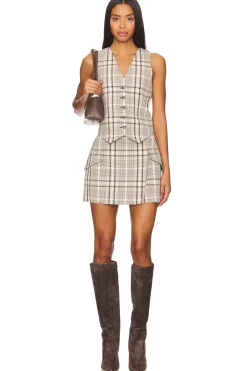 Payton Wrap Mini Skirt