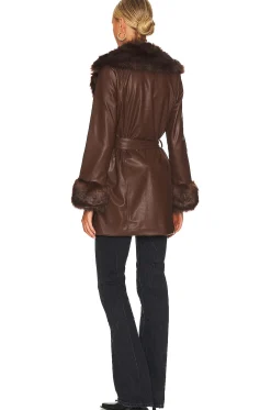 Penny Lane Faux Leather Jacket