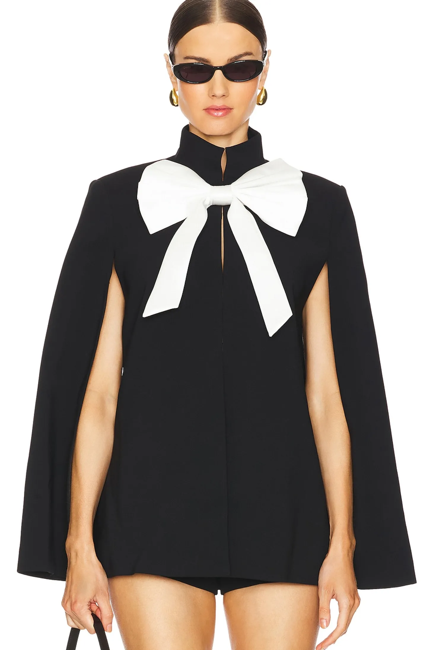 Philippa Bow Cropped Cape