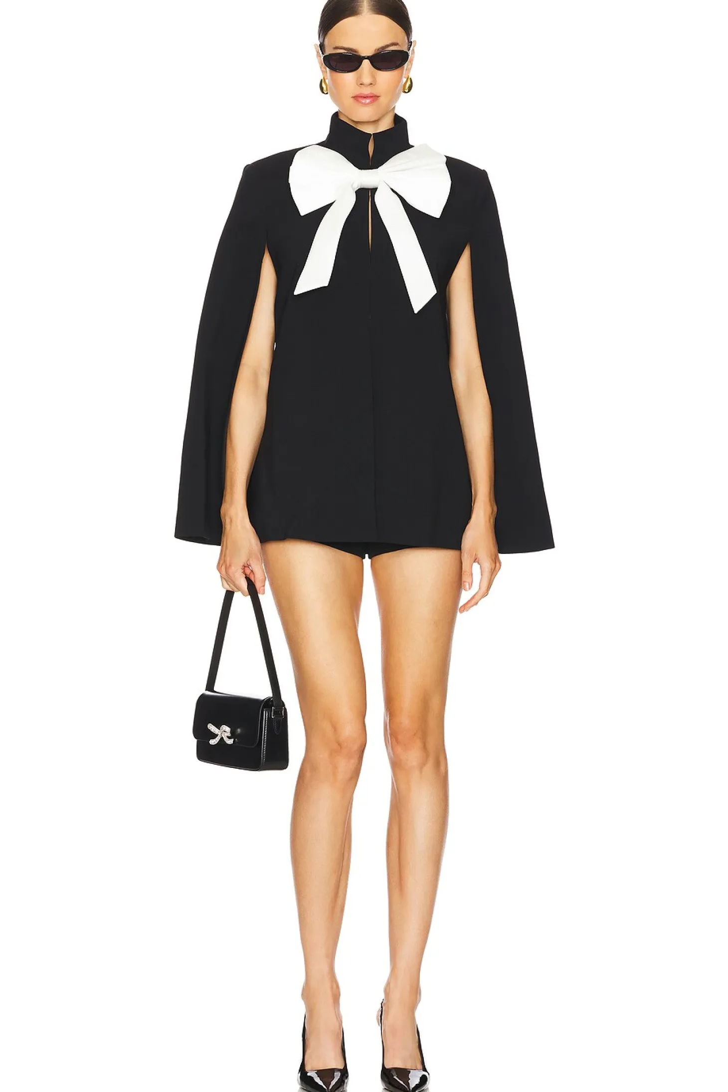 Philippa Bow Cropped Cape