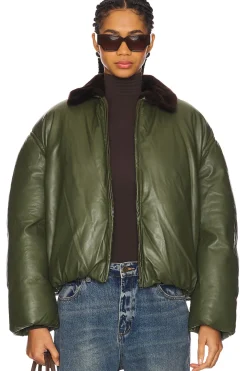 Philly Leather Puffer
