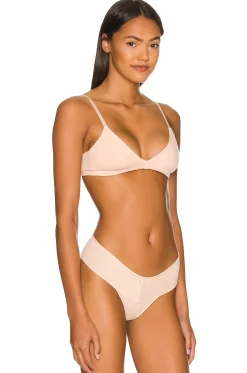 Pima Stretch Cotton V Bralette