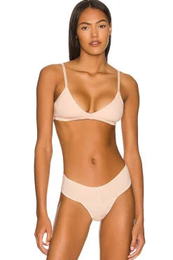 Pima Stretch Cotton V Bralette