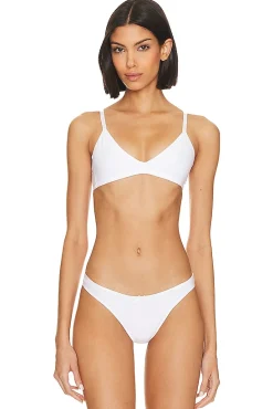 Pima Stretch Cotton V Bralette