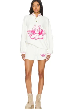 Pink Cherub University Shorts