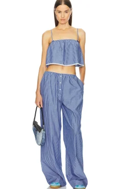 Pinstripe Poplin Camisole