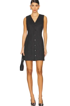 Pinstripe Suiting Dress