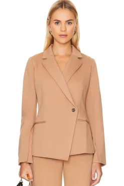 Ponte Asymmetric Tailored Blazer