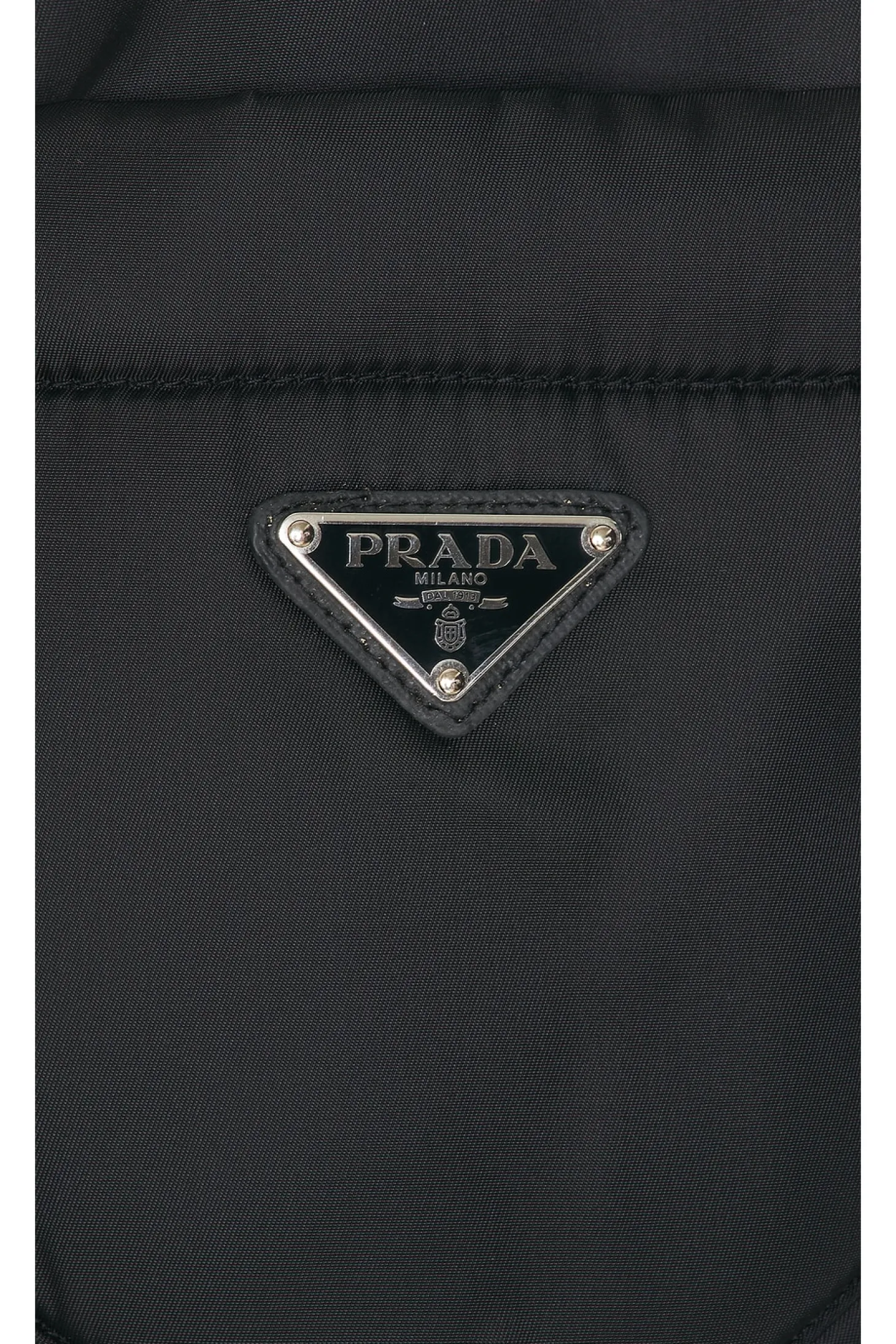 Prada Nylon Short Sleeve Padded Jacket