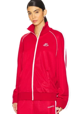 Puffy Piping Angel Track Sweatshirt