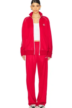 Puffy Piping Angel Track Sweatshirt