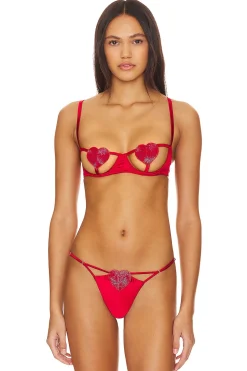 Queen Of Hearts Balconette Bra