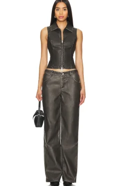 Rachel Faux Leather Pant