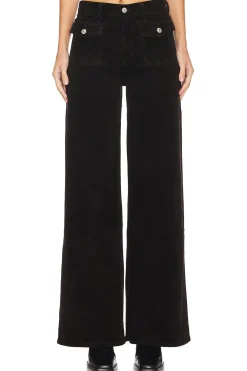 Raven Patch Pocket Wide Leg Pant