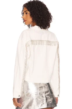 Raya Rhinestone Fringe Jacket