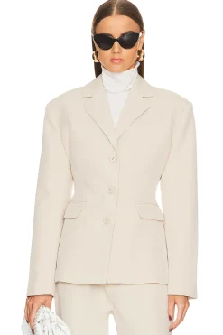 Recycled Twill S Curve Jacket