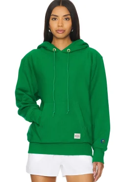 Reverse Weave Hooded Sweatshirt