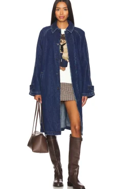 Rigid Denim Coat