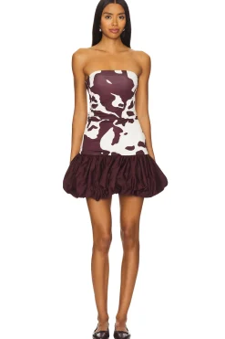 Roben Strapless Mini Dress