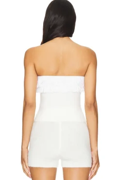 Rosie Ruffle Knit Tube Top