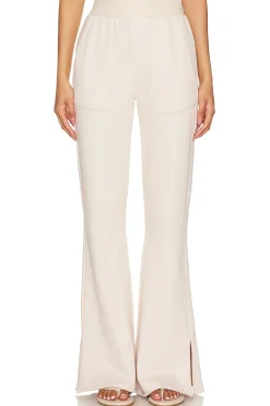 Rusty Side Slit Flair Pant