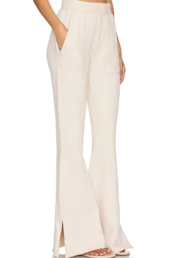 Rusty Side Slit Flair Pant