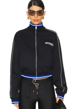 90's Logo Crop Track Jacket