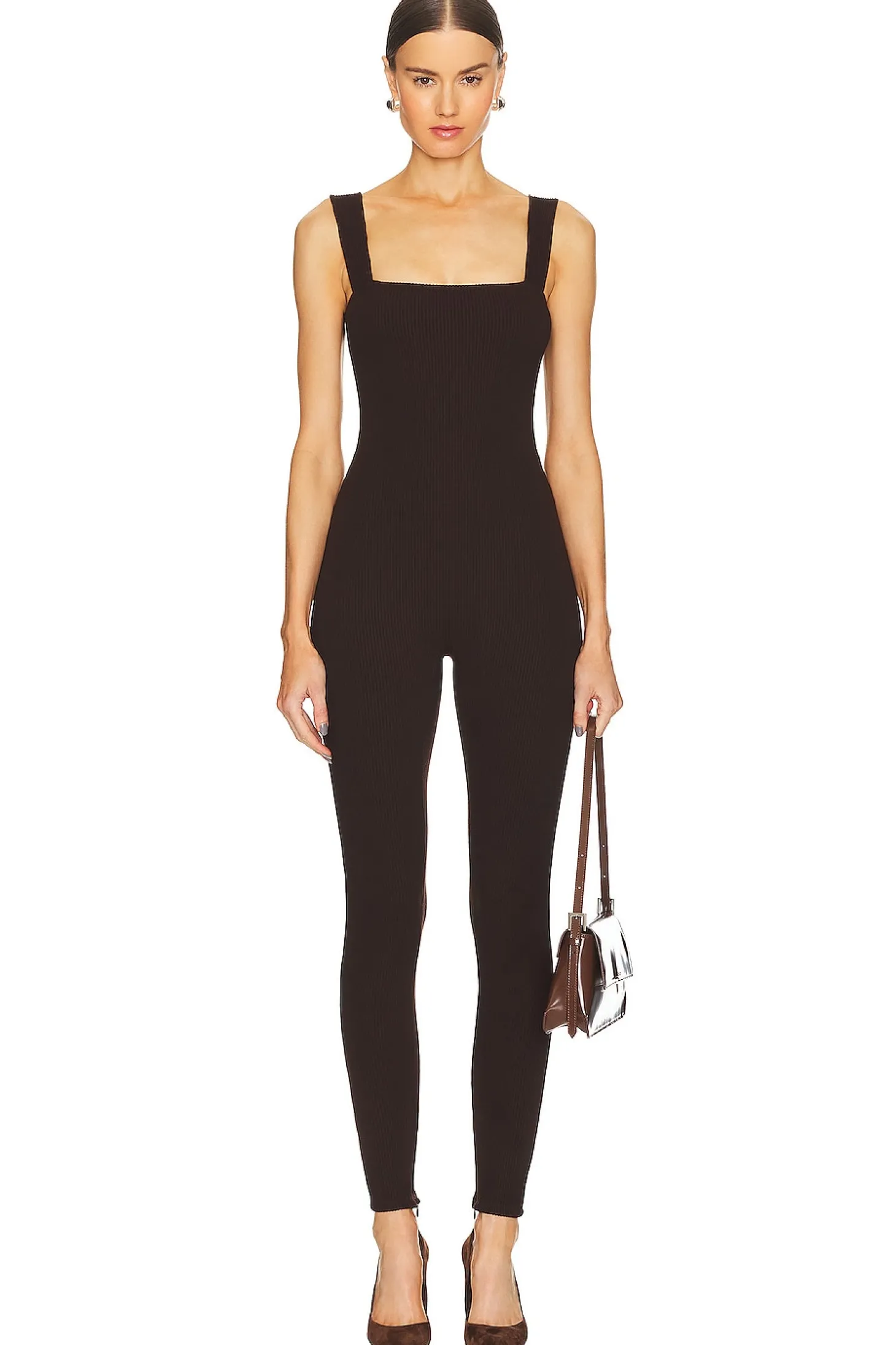 Sabrina Sleeveless Enviro Rib Catsuit