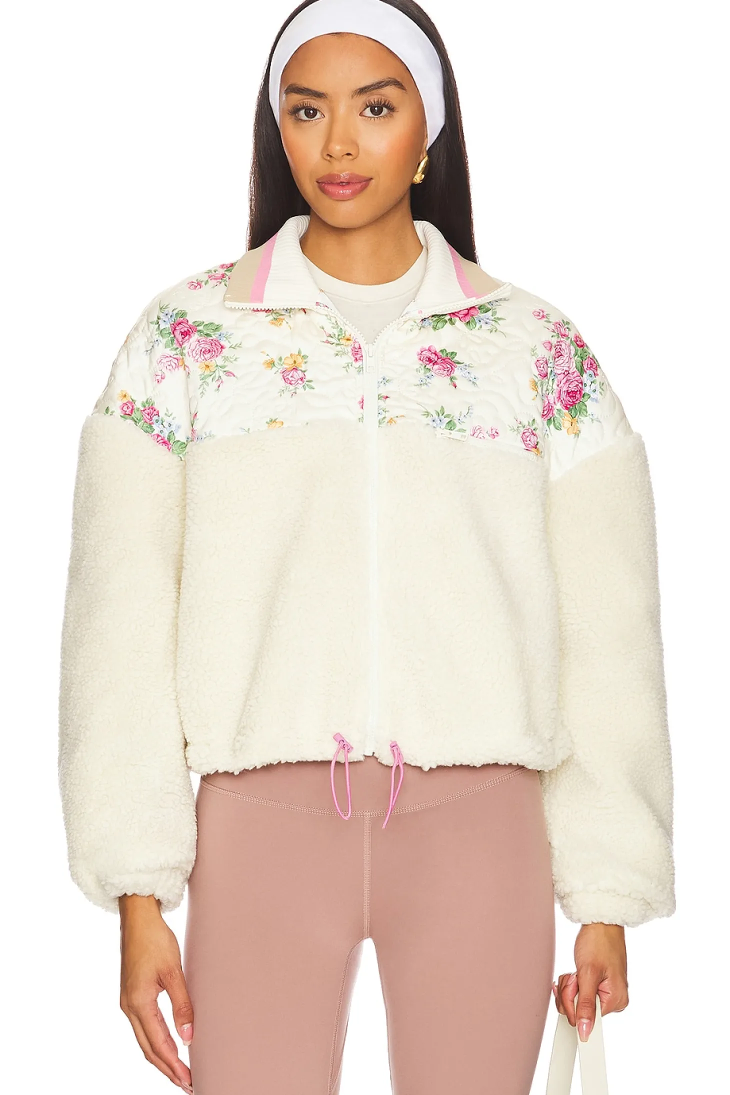 Saide Floral Fleece Jacket