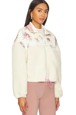 Saide Floral Fleece Jacket