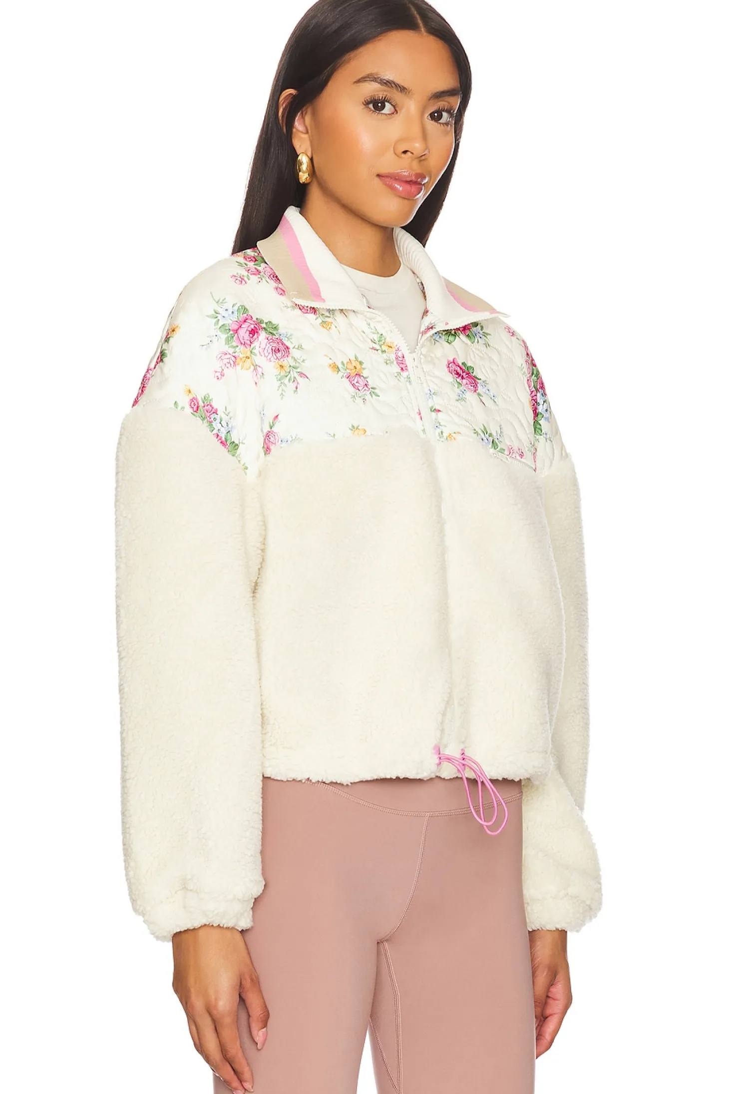 Saide Floral Fleece Jacket
