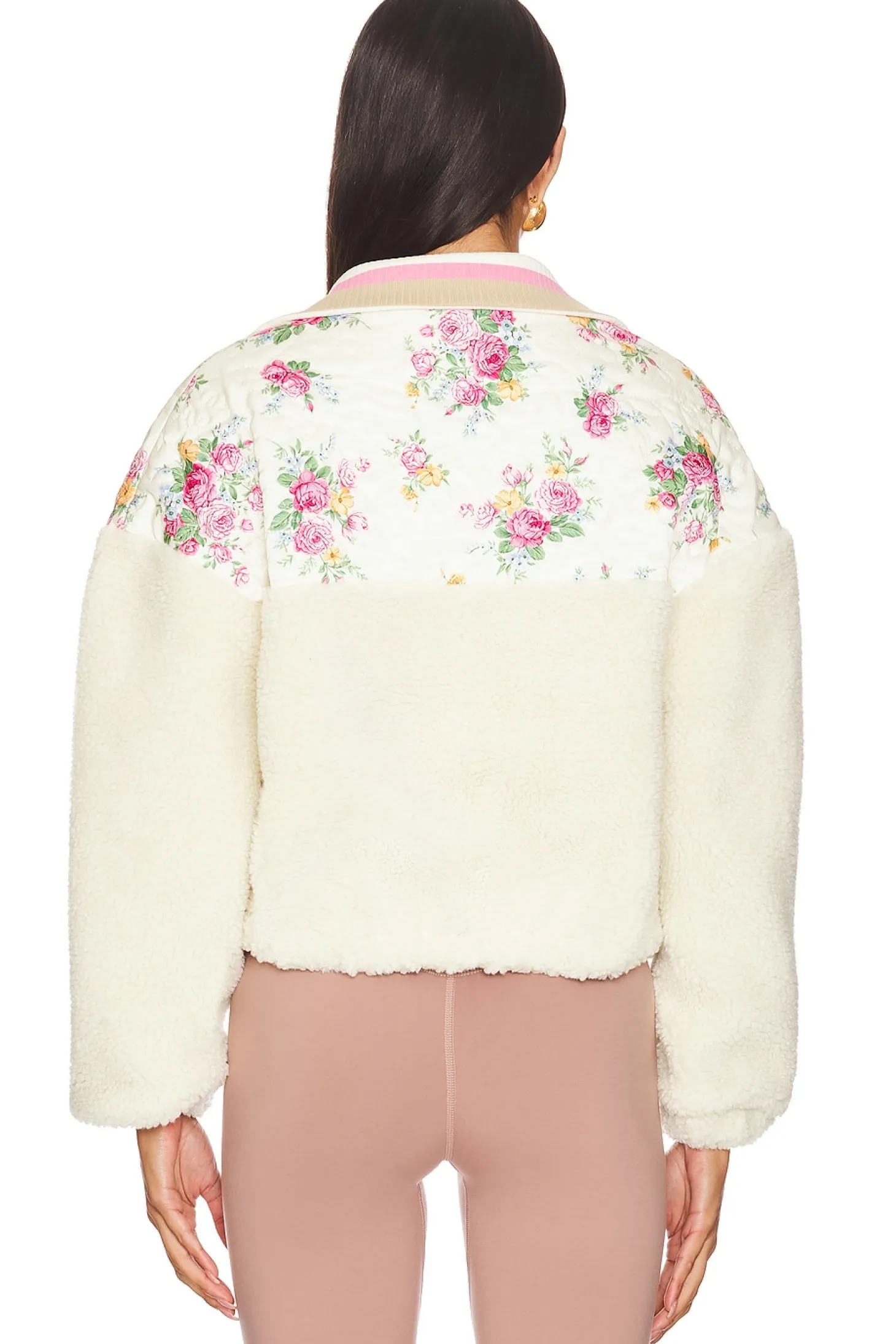 Saide Floral Fleece Jacket
