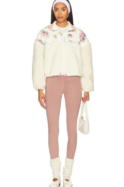 Saide Floral Fleece Jacket
