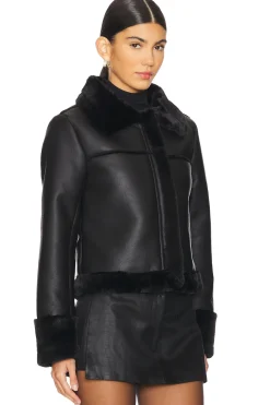 Sasha Faux Leather Jacket