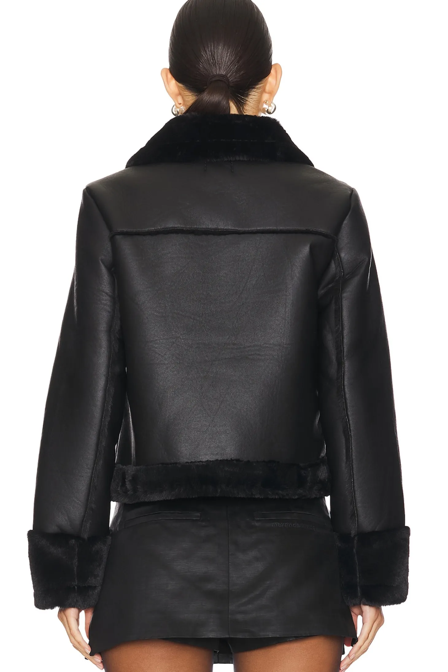 Sasha Faux Leather Jacket
