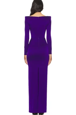 Satin Scoop Neck Maxi Dress