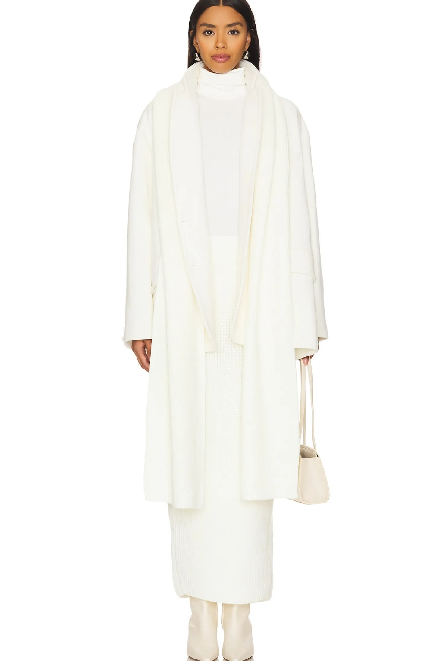 Scarf-detailed Cachet Blazer Jacket